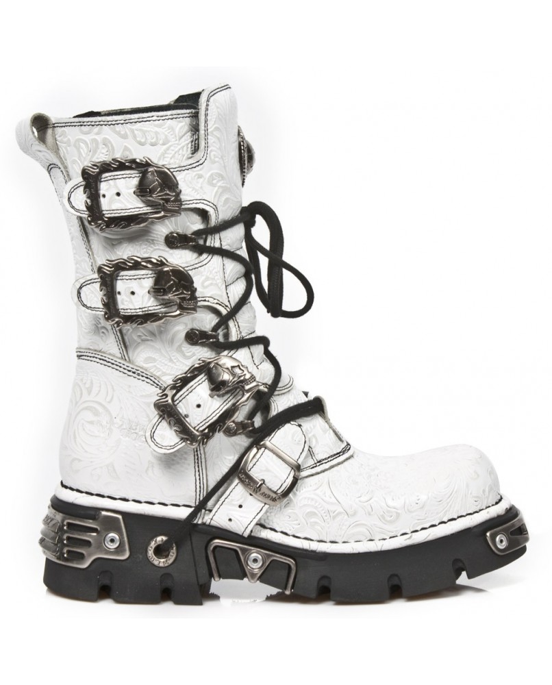 new rock boots white