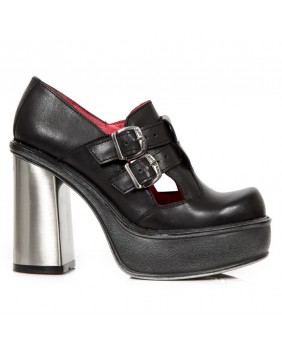 Sapato negra en couro New Rock M.9981-C1