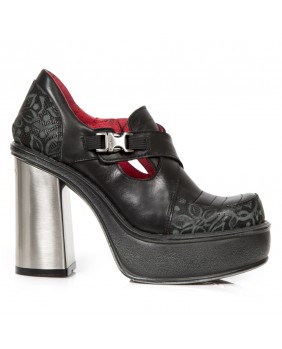 Sapato negra en couro New Rock M.9982-C1
