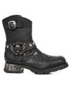 Boots noire en cuir M.MR041-S5