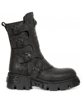 Black leather boot New Rock M.373X-S25