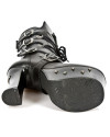 Botas negra en cuero New Rock M.DK025-C10