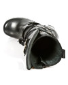 Botte noire en cuir New Rock M-DK025-C10