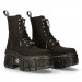Black synthetic boot New Rock M-WALL026N-V1