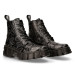 Black synthetic ankle boots New Rock M-WALL005-V39