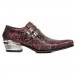 Red leather shoes New Rock M.2246-C44