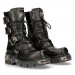 Black leather boot New Rock M.391-S1