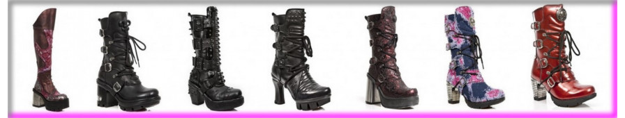 High heeled boots